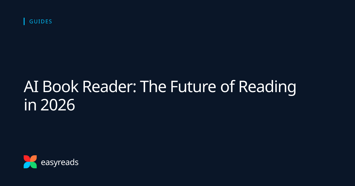 AI book reader app interface