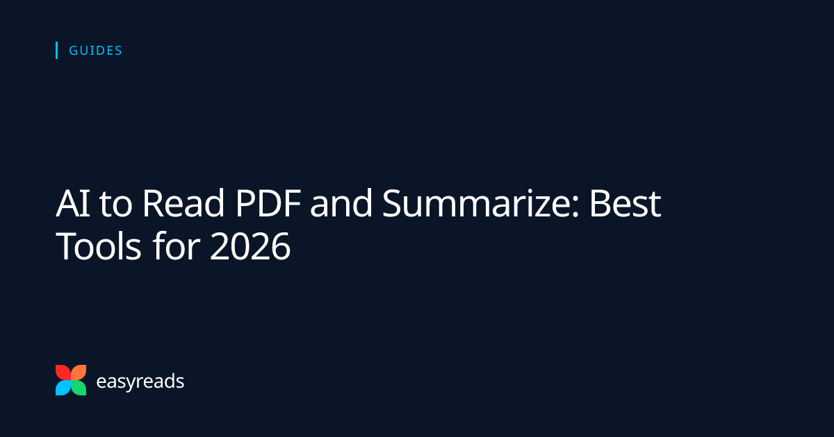 AI PDF summarizer