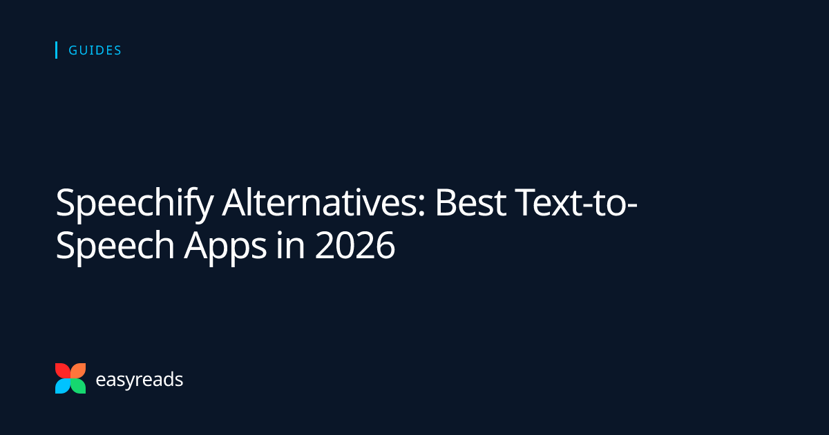 Speechify alternatives comparison