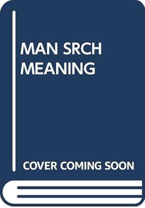 Man's Search for Meaning book cover